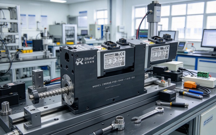 dual-axis servo linear rotary actuator cover image